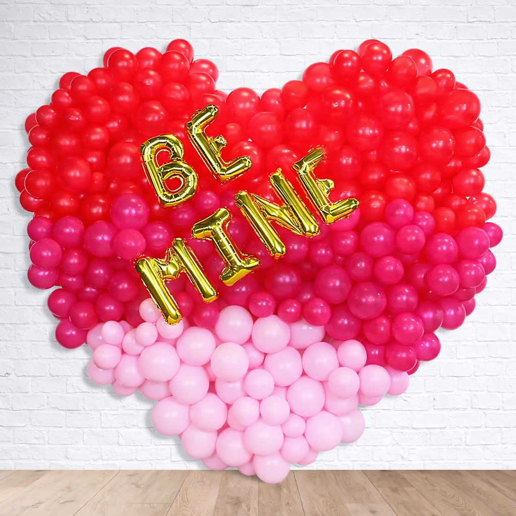 Be Mine Heart Balloon Decoration